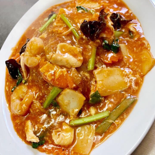 Tomato Kway Teow Egg Sauce 茄汁滑蛋粿条