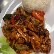 Black Pepper Chicken Rice 黑椒鸡肉饭 