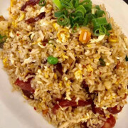 Chinese Sausages Fried Rice 腊肠炒饭