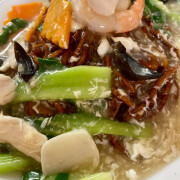 Fried Noodles with Egg Sauce 滑蛋面