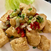 Salt &amp; Pepper Fried Tofu 椒盐豆腐