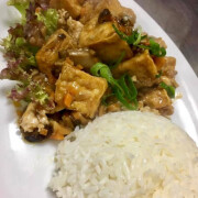 Salted Fish &amp; Mince Meat Tofu Rice 咸鱼肉碎豆腐饭