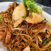 Seafood Fried Kampua  (Dry)  海鲜炒干捞面